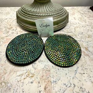 LARGE ROUND EARRINGS NWT